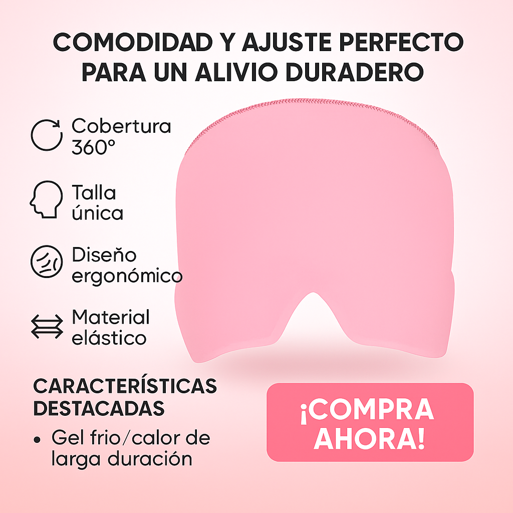 Gorro de Gel Antimigraña