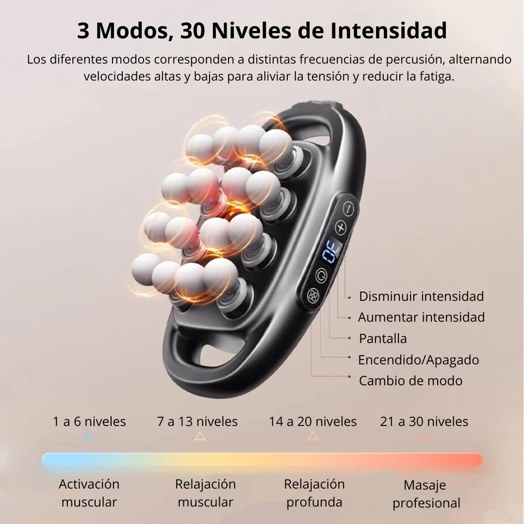 Masajeador Premium de 8 Cabezales