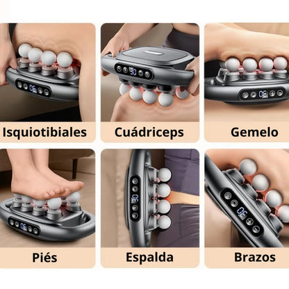 Masajeador Premium de 8 Cabezales