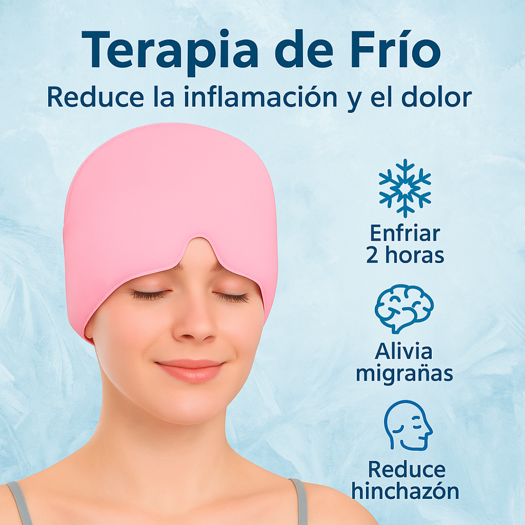 Gorro de Gel Antimigraña